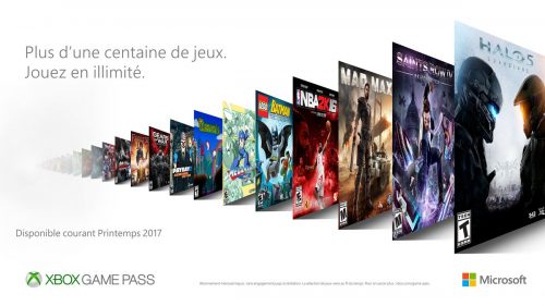 Microsoft lance le Xbox Game Pass!