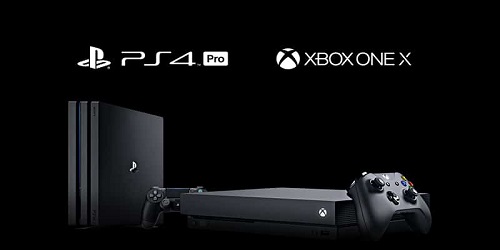 comparatif PS4 pro Xbox One X