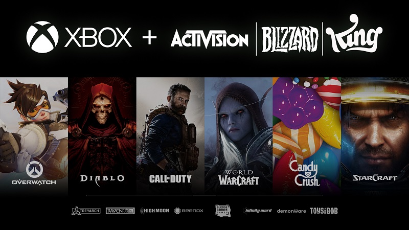 Activision-Blizzard racheté par Xbox Microsoft !